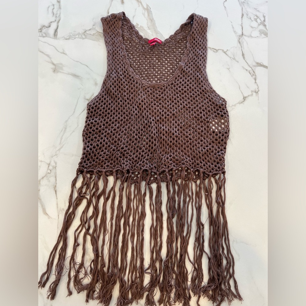 Bongo knit fringe top - Picture 1 of 6